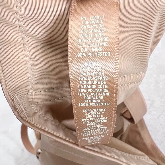 SKIMS Women's Ultimate Push-Up Strapless Bra Clay Tan BA-BAN-3208 40DD NEW - Picture 10 of 11